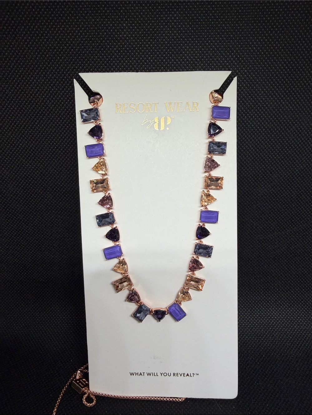 Jewel Candy: Orchid Peach on Rose Gold